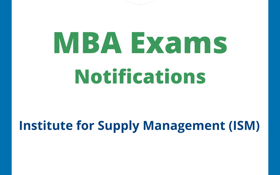 Institute for Supply Management (ISM)
