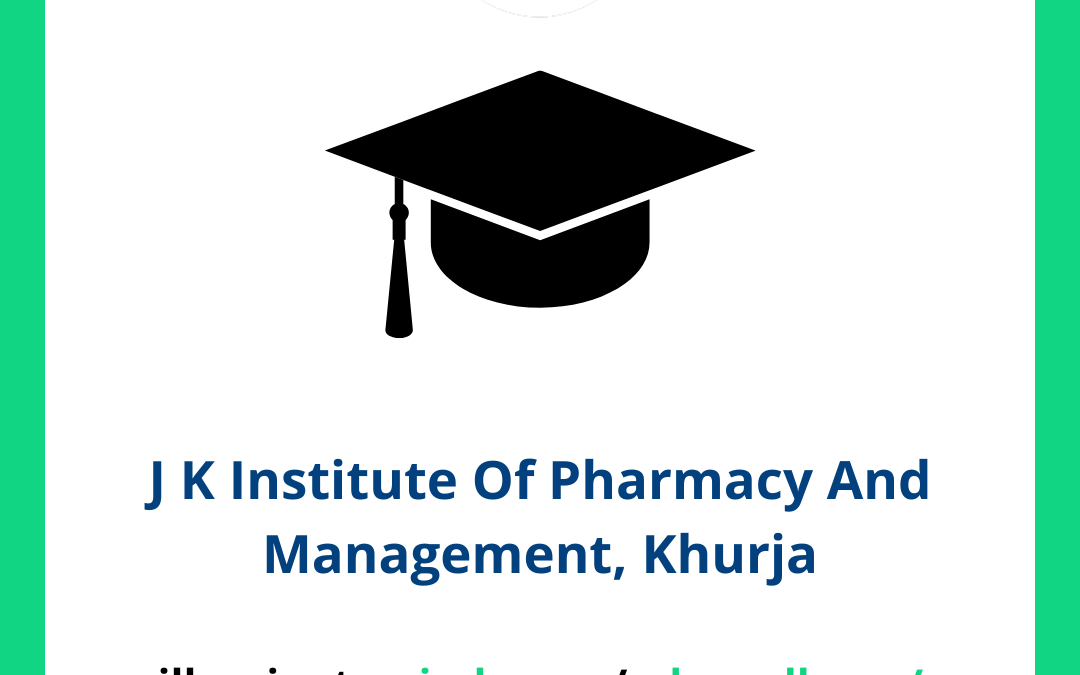 J K Institute Of Pharmacy And Management, Khurja