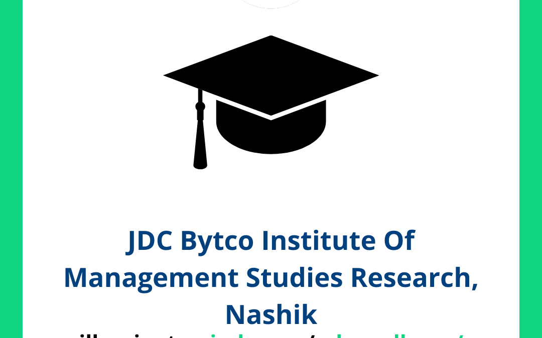 JDC Bytco Institute Of Management Studies Research, Nashik