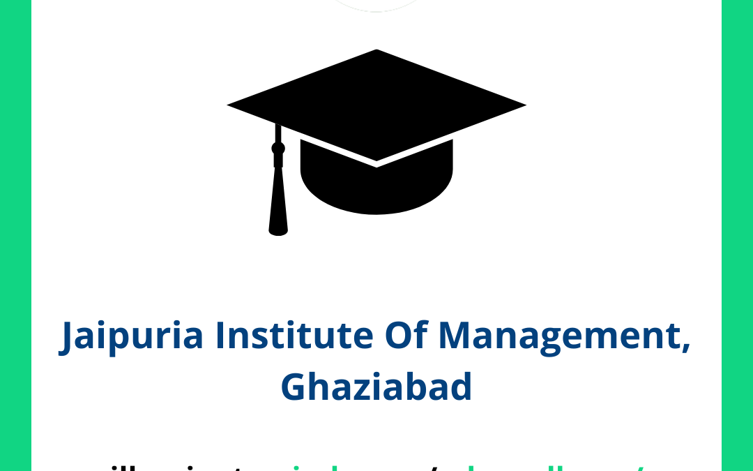 Jaipuria Institute Of Management JIM, Ghaziabad