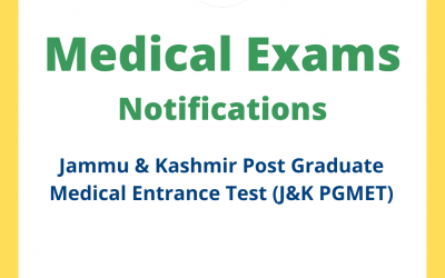 Jammu & Kashmir Post Graduate Medical Entrance Test (J&K PGMET)