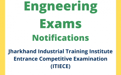 Jharkhand Industrial Training Institute Entrance Competitive Examination (ITIECE)
