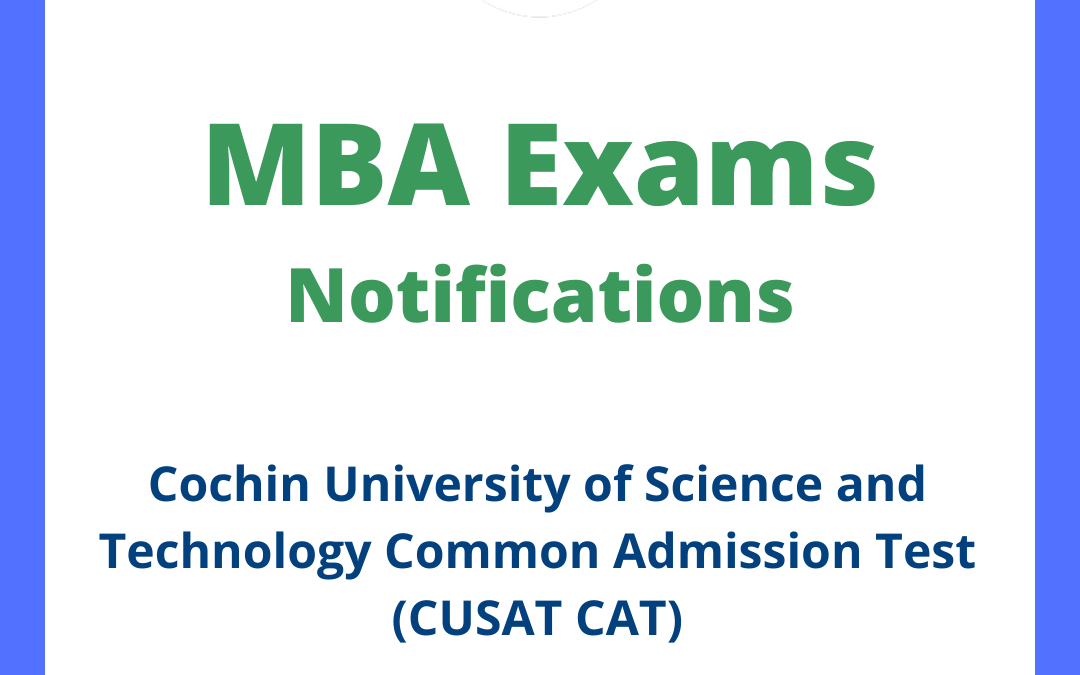 Cochin University of Science and Technology Common Admission Test (CUSAT CAT)