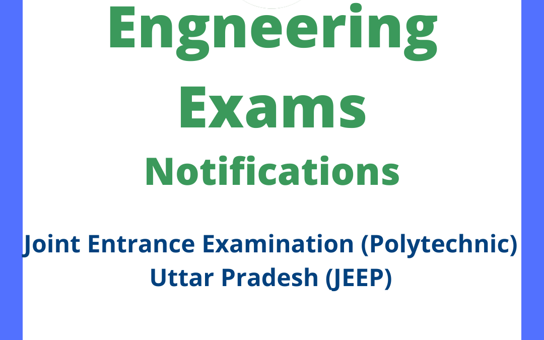 Joint Entrance Examination (Polytechnic) Uttar Pradesh (JEEP)
