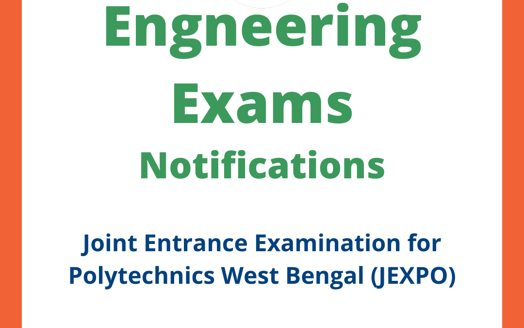 Joint Entrance Examination for Polytechnics West Bengal (JEXPO)