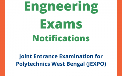 Joint Entrance Examination for Polytechnics West Bengal (JEXPO)
