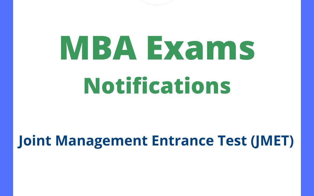 Joint Management Entrance Test (JMET)