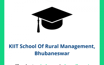 KIIT School Of Rural Management KSRM, Bhubaneswar