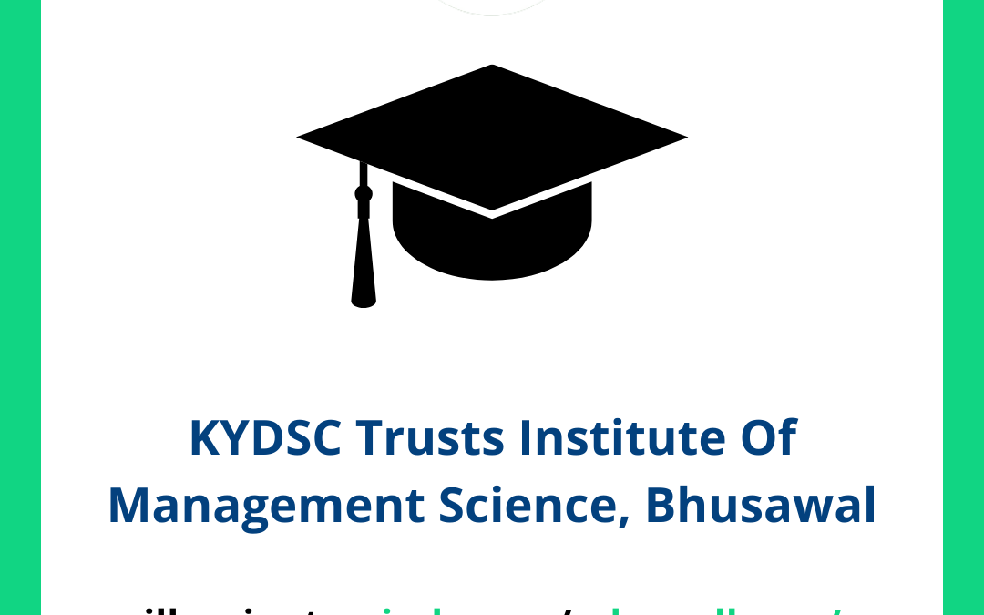 KYDSC Trusts Institute Of Management Science, Bhusawal