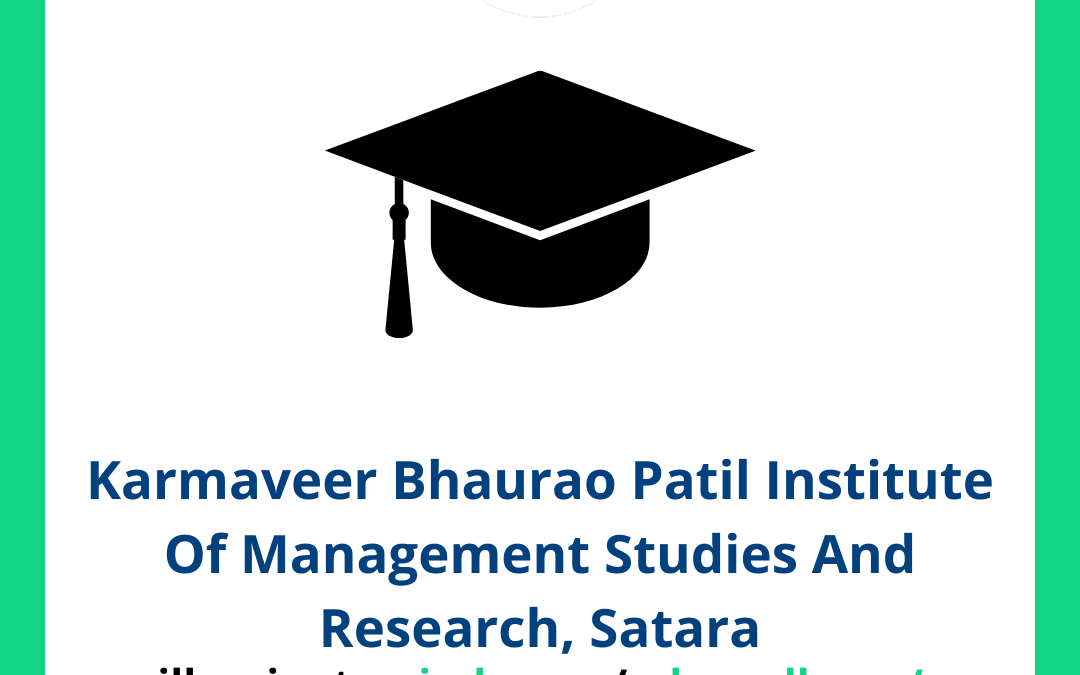 Karmaveer Bhaurao Patil Institute Of Management Studies And Research, Satara