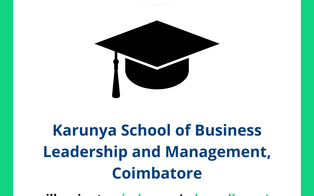 Karunya School of Business Leadership and Management, Coimbatore