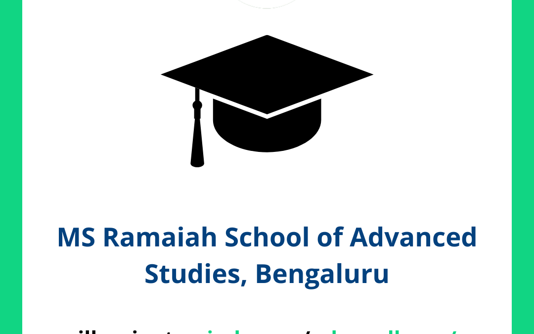 MS Ramaiah School of Advanced Studies, Bengaluru