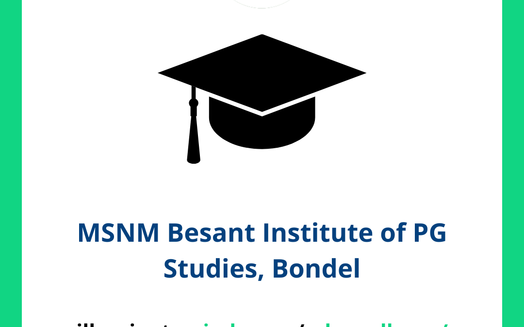 MSNM Besant Institute of PG Studies, Bondel