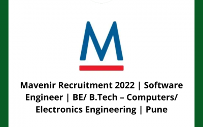 Mavenir Recruitment 2022 | Software Engineer | BE/ B.Tech – Computers/ Electronics Engineering | Pune