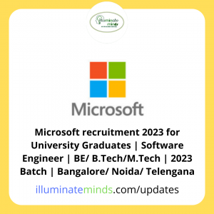 Microsoft recruitment 2023