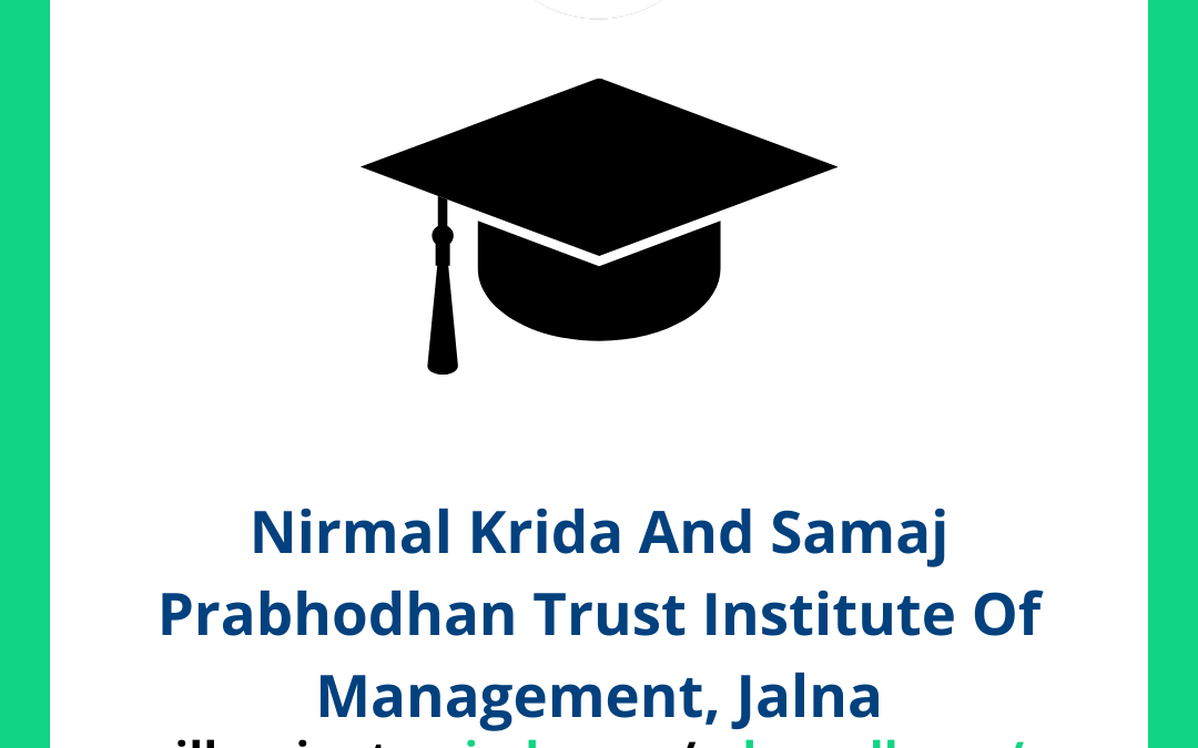 Nirmal Krida And Samaj Prabhodhan Trust Institute Of Management, Jalna