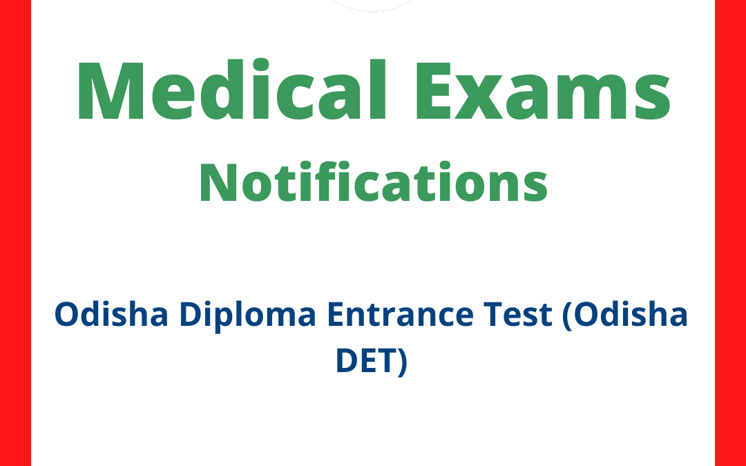 Odisha Diploma Entrance Test (Odisha DET)