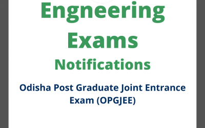Odisha Post Graduate Joint Entrance Exam (OPGJEE)
