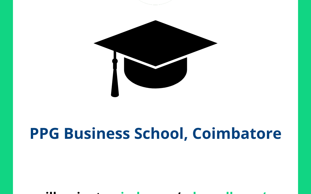 PPG Business School, Coimbatore