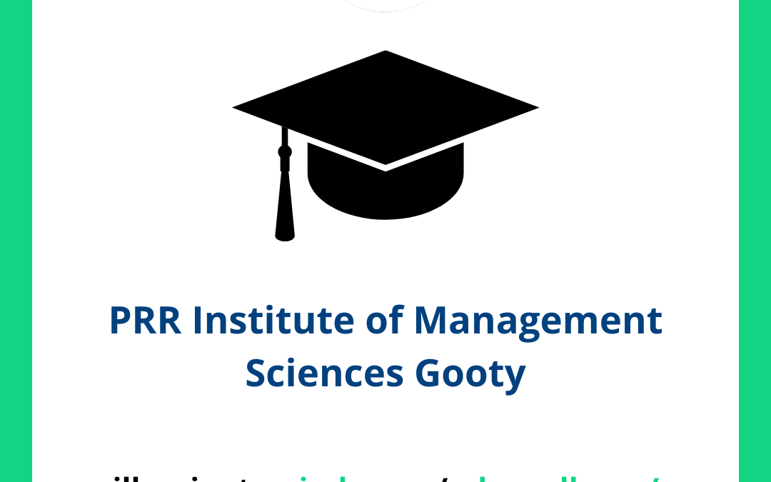 PRR Institute of Management Sciences Gooty