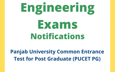 Panjab University Common Entrance Test for Post Graduate (PUCET PG)