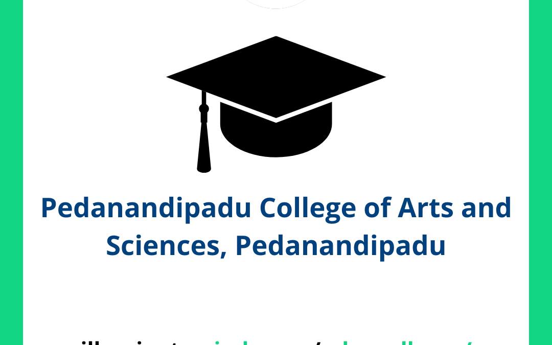 Pedanandipadu College of Arts and Sciences, Pedanandipadu