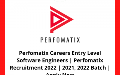 Perfomatix Careers Entry Level Software Engineers | Perfomatix Recruitment 2022 | 2021, 2022 Batch | Apply Now