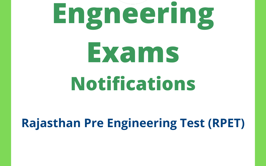 Rajasthan Pre Engineering Test (RPET)