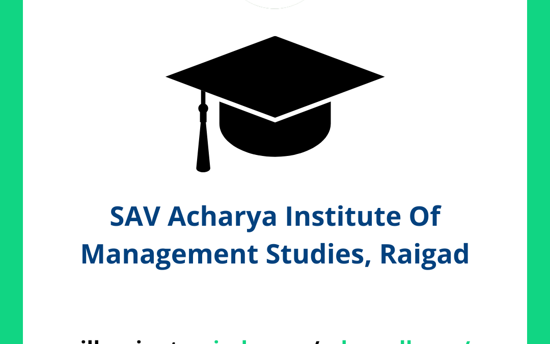 SAV Acharya Institute Of Management Studies, Raigad