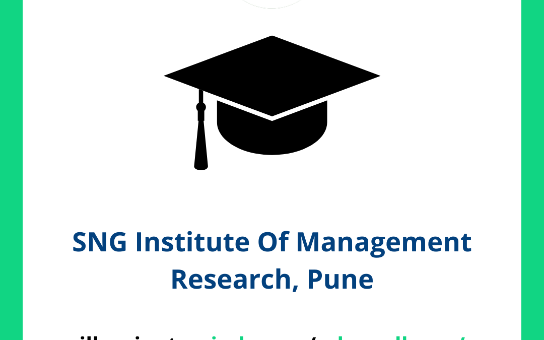 SNG Institute Of Management Research, Pune