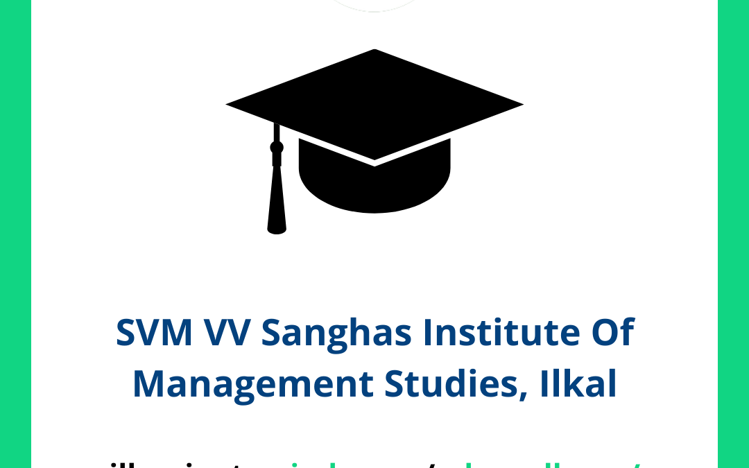 SVM VV Sanghas Institute Of Management Studies, Ilkal