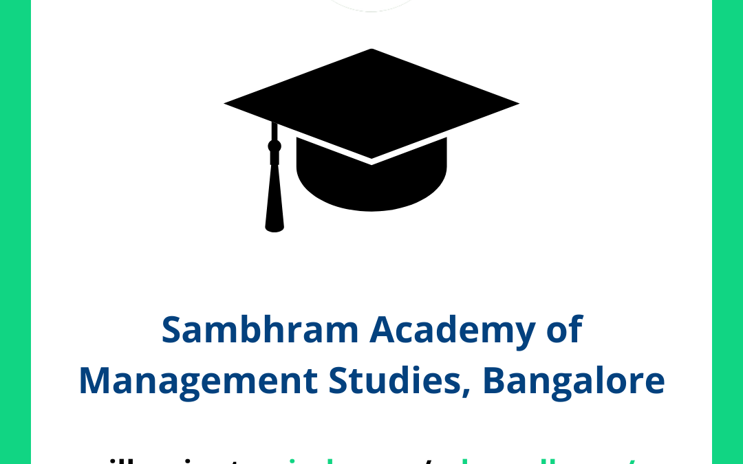 Sambhram Academy of Management Studies SAMS, Bangalore