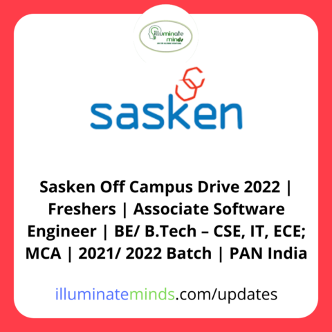 Sasken Off Campus Drive 2022 | Freshers | Associate Software Engineer ...