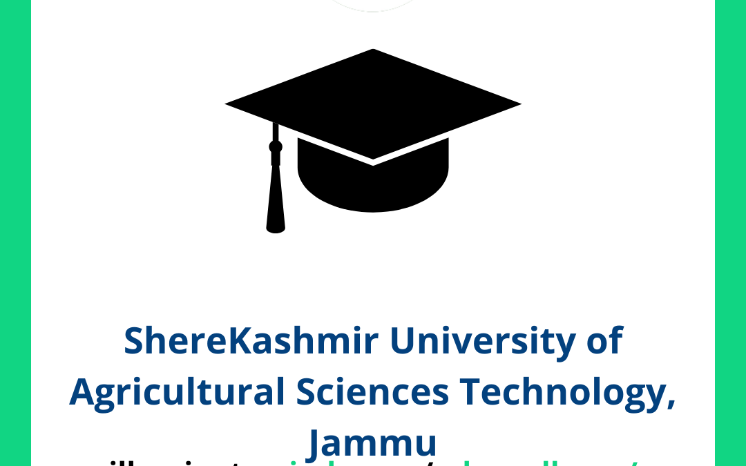 ShereKashmir University of Agricultural Sciences Technology, Jammu