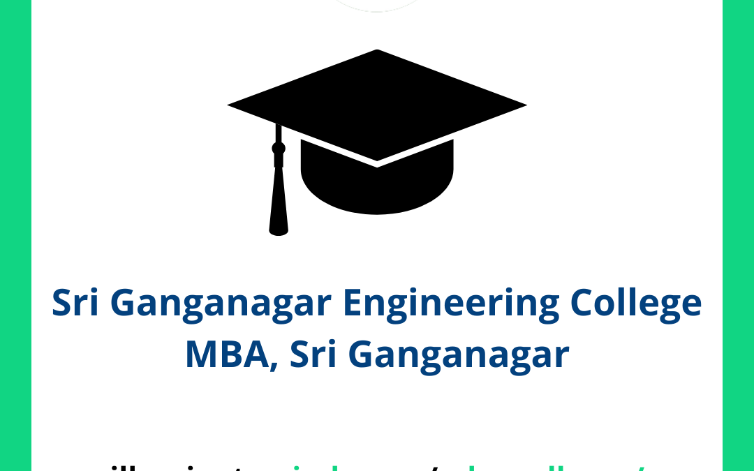 Sri Ganganagar Engineering College MBA, Sri Ganganagar