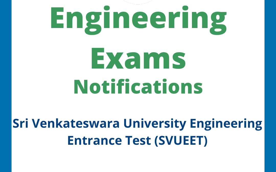 Sri Venkateswara University Engineering Entrance Test (SVUEET)