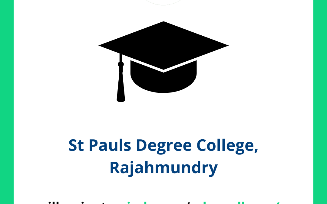 St Pauls Degree College, Rajahmundry