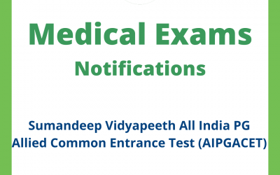 Sumandeep Vidyapeeth All India PG Allied Common Entrance Test (AIPGACET)