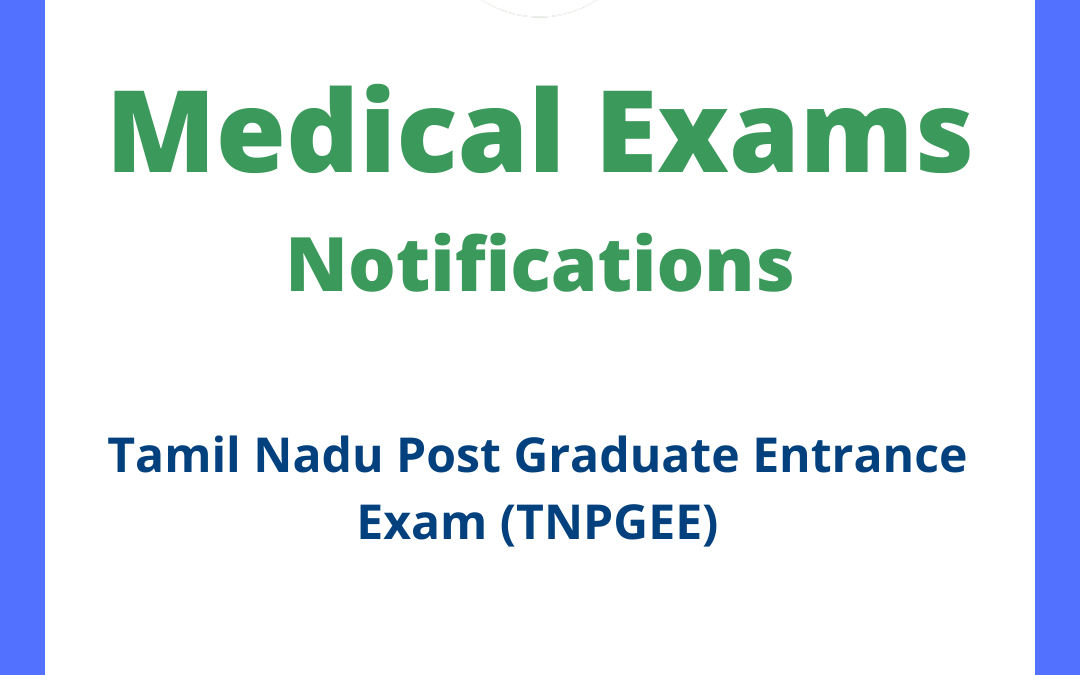 Tamil Nadu Post Graduate Entrance Exam (TNPGEE)