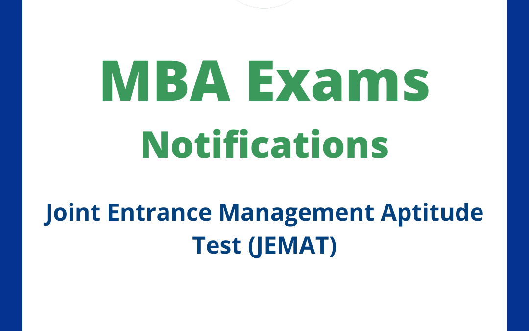 Joint Entrance Management Aptitude Test (JEMAT)
