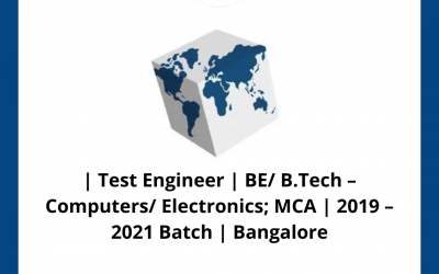 Temenos Recruitment 2022 | Test Engineer | BE/ B.Tech – Computers/ Electronics; MCA | 2019 – 2021 Batch | Bangalore