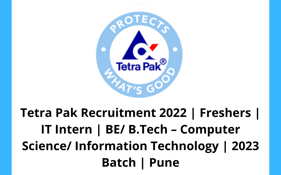 Tetra Pak Recruitment 2022