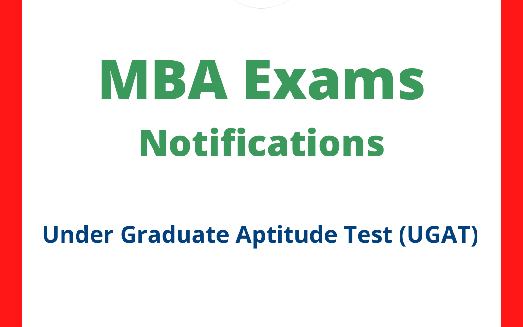 Under Graduate Aptitude Test (UGAT)