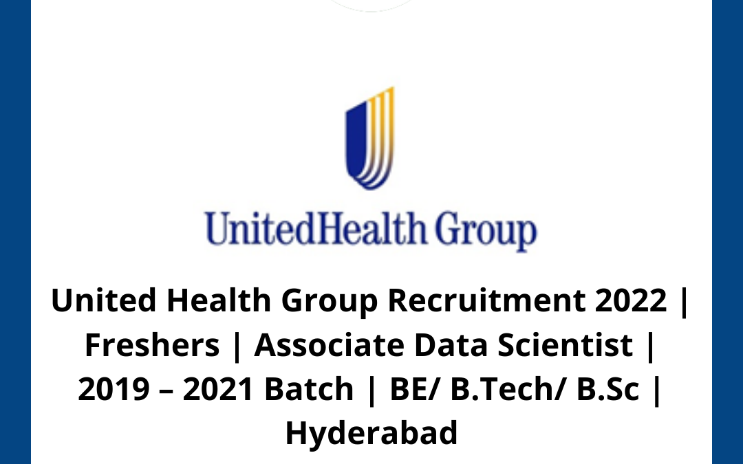 United Health Group Recruitment 2022