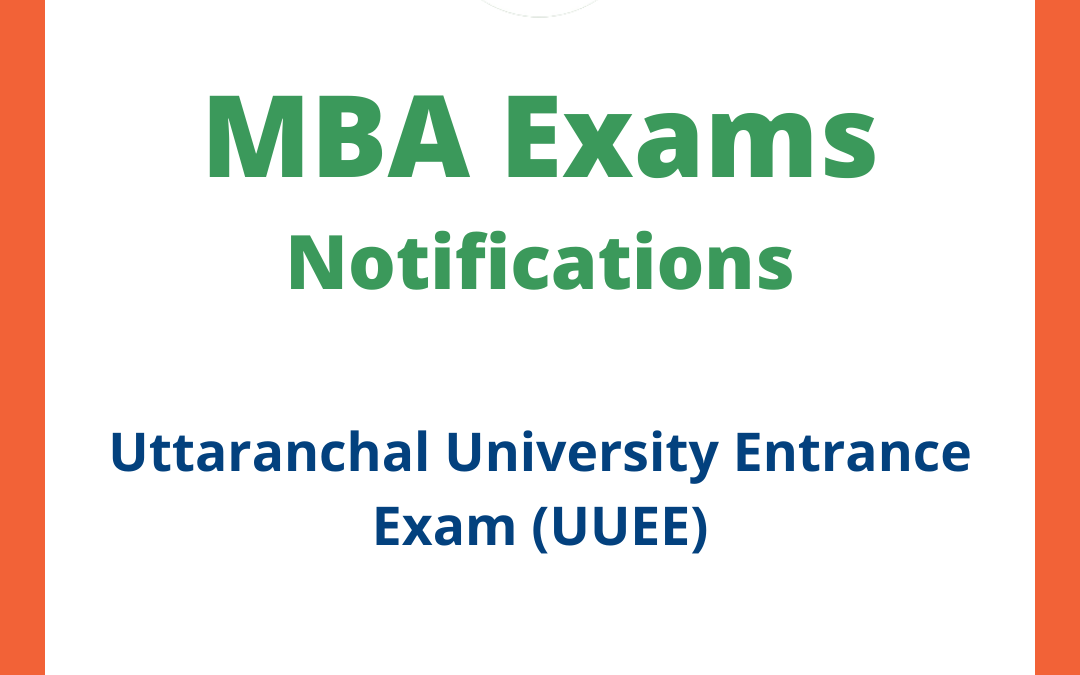 Uttaranchal University Entrance Exam (UUEE)