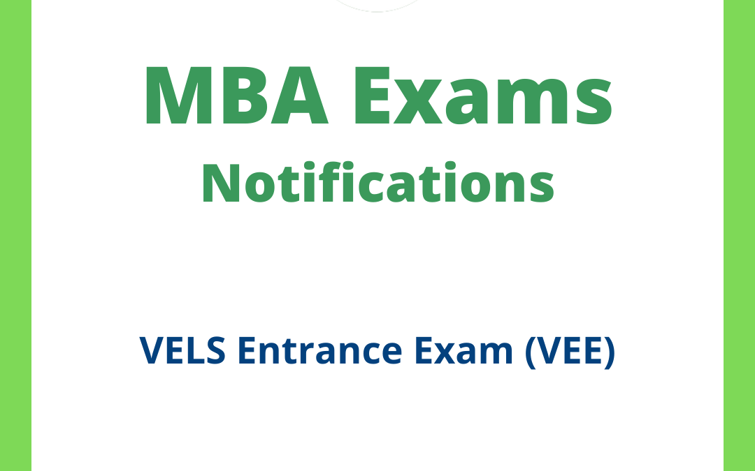 VELS Entrance Exam (VEE)