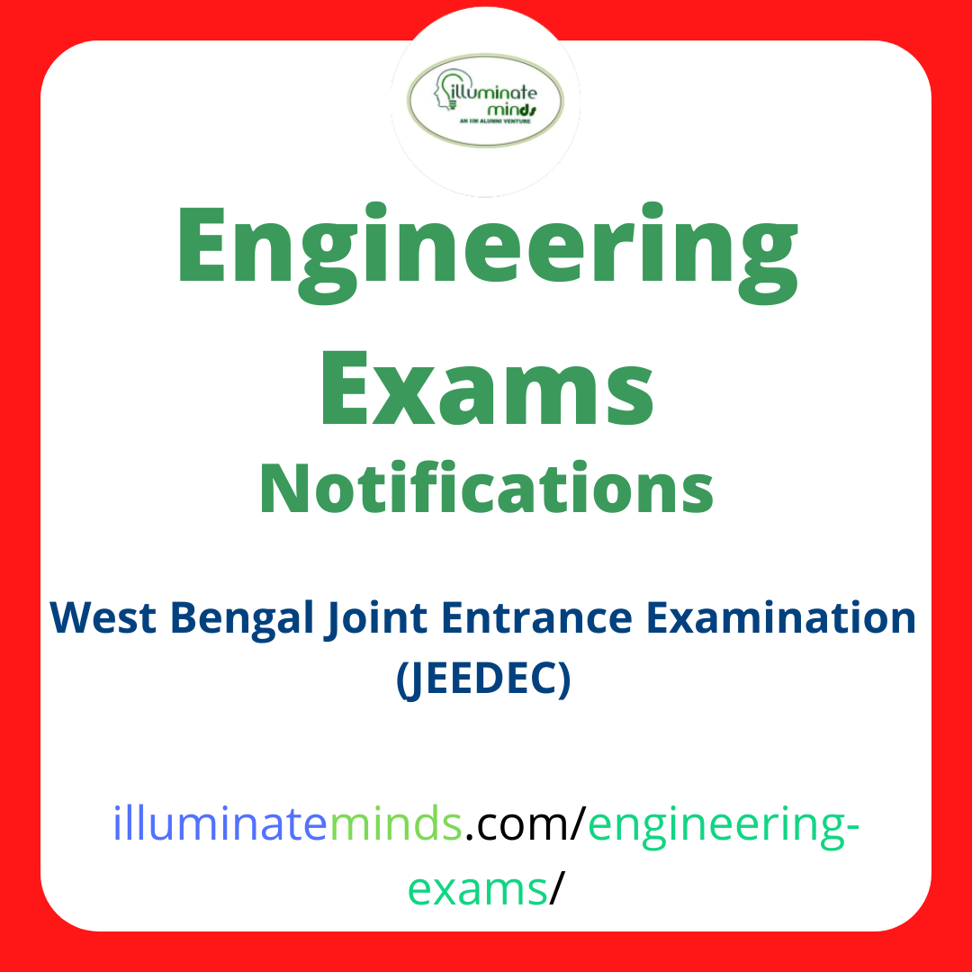 West Bengal Joint Entrance Examination (JEEDEC) Illuminate Minds